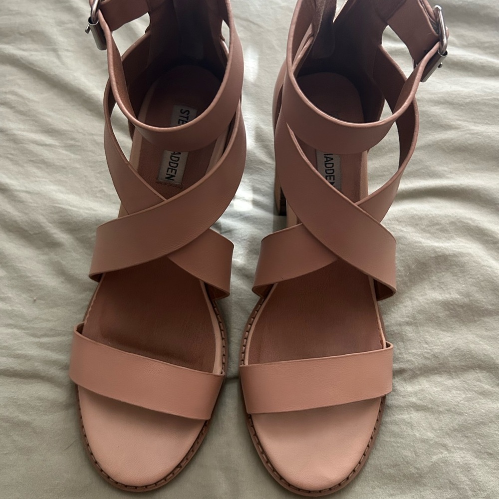 Steve Madden Blush Strappy Heels